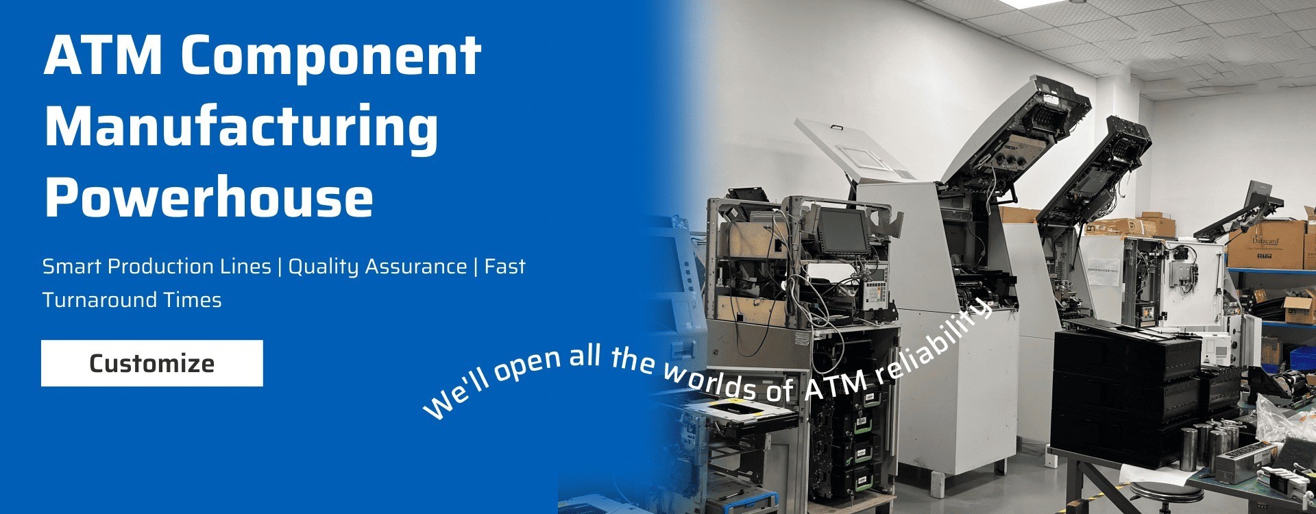 গুণ ডাইবোল্ড এটিএম যন্ত্রাংশ কারখানা